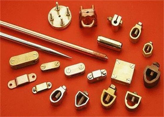 উল তালিকাভুক্ত ভূগর্ভস্থ কপার গ্রাউন্ড রড 0.25 / 0.3 মিমি কুপার বেধ