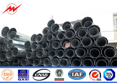 স্ট্যান্ডার্ড এনইএ গ্যালভানাইজড স্টিলের মেরু 13.8kV 69kV বিতরণ লাইনের জন্য 25FT থেকে 40 ফুট পর্যন্ত