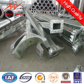 সোলার মিটার অষ্টভুজ স্ট্রিট লাইট পোল Q235 Q345 7m 8m 9m স্টিল ল্যাম্প পোল