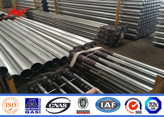 17M 1200DAN Power Transmission / Distribution Galvanized Steel Pole AWS D1. Load