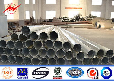 1-30 মিমি বহুভুজ ইস্পাত পাওয়ার মেরু গরম - ডিপ Galvanization 30 বছর ওয়ারেন্টি