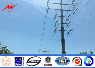 33kv Lv বৈদ্যুতিক ডিস্ট্রিবিউশন লাইন গ্যালভানাইজড স্টিল পোল