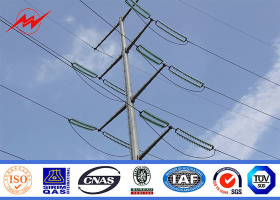 69kV বৈদ্যুতিক জৈবিক ইস্পাত মেরু, বন্টন লাইন ইস্পাত শক্তি মেরু