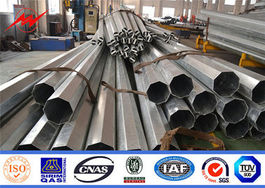 ইউটিলিটি ট্রান্সমিশন লাইন জন্য ডাবল সার্কিট Galvanized Tapered ইস্পাত শক্তি মেরু