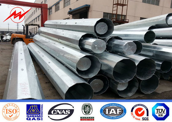 8Ft স্লিপ যুগ্ম Q235 ইউটিলিটি পাওয়ার ডোলস, Galvanized বিদ্যুৎ ইস্পাত মেটাল ইউটিলিটি পোলস