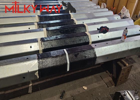 1250 ড্যান 11.8 এম 8 পক্ষের বৈদ্যুতিক শক্তি মেরু 4 মিমি বেধ সরাসরি কবর ASTM A123 গ্যালভানাইজেশন স্ট্যান্ডার্ড