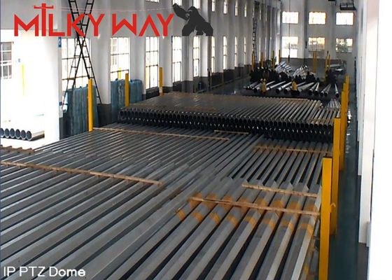 1250 ড্যান 11.8 এম 8 পক্ষের বৈদ্যুতিক শক্তি মেরু 4 মিমি বেধ সরাসরি কবর ASTM A123 গ্যালভানাইজেশন স্ট্যান্ডার্ড