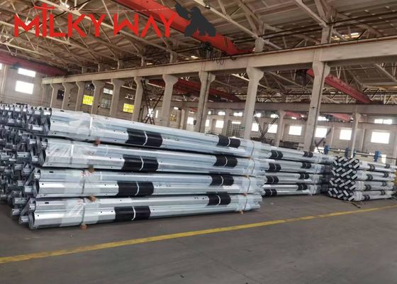 গরম ঘূর্ণিত কয়েল ইস্পাত ইউটিলিটি মেরু Q460 ASTM573 GR65 GR50 SS400 SS490 থেকে ST52 বিদ্যুৎ বিতরণের জন্য