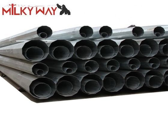 ১৩২ কেভি হাই ভোল্টেজ ১৫ মিটার থেকে ৩০ মিটার ইস্পাত পাওয়ার পোল হট ডপ গ্ল্যাভানাইজড ট্রান্সমিশন বৈদ্যুতিক