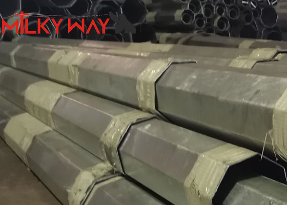 টেকসই এবং সবুজ শক্তি সংক্রমণের জন্য 12 মি 14 মি 2 সেকশন পরিবেশ বান্ধব বৈদ্যুতিক শক্তি মেরু