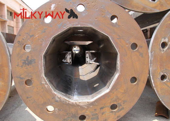 27.5 এম 32 এম গ্যালভানাইজড স্টিল মেরু দৃ ur ় এবং জারা-প্রতিরোধী কাঠামোর জন্য পছন্দসই পছন্দ