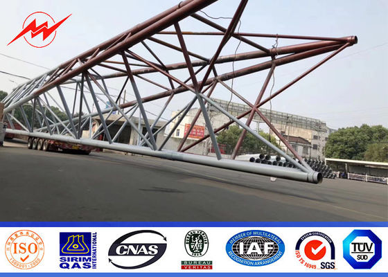 যোগাযোগ টেলিকমনিক স্টিল মোনো মেরু টেলিকম 86 লেভেল টাওয়ার সহ তিনটি লেগ টাওয়ার