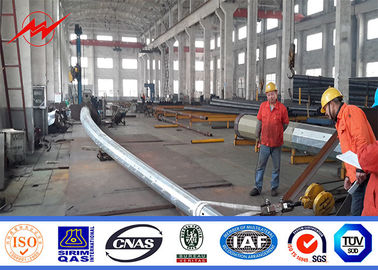 1-30 মিমি বহুভুজ ইস্পাত পাওয়ার মেরু গরম - ডিপ Galvanization 30 বছর ওয়ারেন্টি