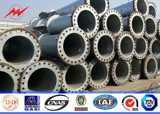 স্পিন Prestressed কংক্রিট বৈদ্যুতিক মেরু Galvanization ট্রান্সমিশন লাইন ইস্পাত মেরু বিতরণ