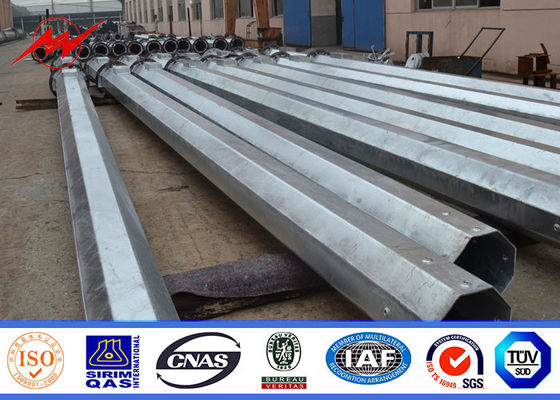 13২ কেভি 27 মিটার 1500 কেজি লোড মোনো পোল টাওয়ার মোবাইল ট্রান্সমিশন টেলিকমিউনিকেশন