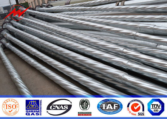 নিম্ন - 69 কেভি ট্রান্সমিশন লাইন প্রকল্পের জন্য ভোল্টেজ 11.9 মিটার পাওয়ার ট্রান্সমিশন পোল