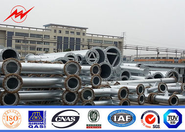 এশিয়ান স্ট্যান্ডার্ড হট ডিপ Galvanized বৈদ্যুতিক শক্তি মেরু এমবেডেড গ্রাউন্ড স্তর