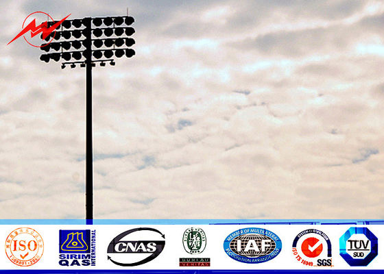 50 এম 60 নং LED লাইট হাই মাস্ট লাইট মেরু স্টেডিয়াম লাইট টাওয়ার স্কয়ার ল্যান্টার্ন ক্যারিয়ার সঙ্গে