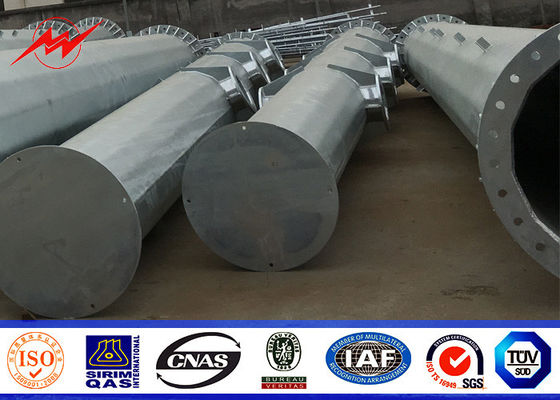 16 সাইডস স্টিল মাইক্রোওয়েভ মনো পোল টাওয়ার মোবাইল ট্রান্সমিশন লাইনের জন্য