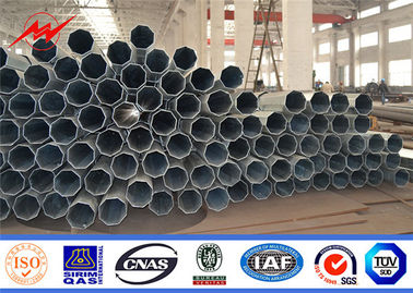 গরম ডিপ galvanized 450daN 13m কানিকাল বৈদ্যুতিক শক্তি ইস্পাত ইউটিলিটি মেরু