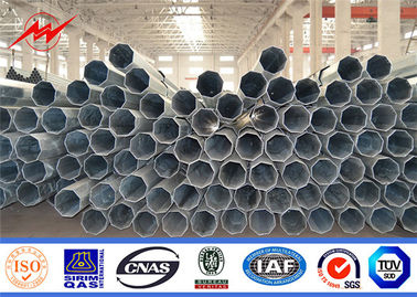 Iso 7.5m 1kn 3kn ইস্পাত পাওয়ার পোল, মেটাল ইউটিলিটি পোল