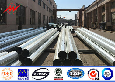 বিটুমেন সারফেস চিকিত্সা সঙ্গে বিদ্যুৎ Bitumen Galvanized ইস্পাত পাওয়ার মেরু