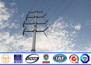 70FT 94FT 120FT ট্রান্সমিশন লাইন বৈদ্যুতিক শক্তি মেরু 12 আকারের নির্মাণের জন্য