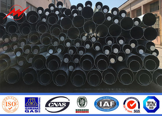 ট্রান্সমিশন লাইন প্রকল্পের জন্য রাউন্ড 10 কেভি ~ 550 কেভি পাওয়ার স্টিল টিউবুলার মেরু