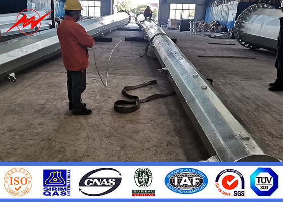 30.5 এম মনোপোল ট্রান্সমিশন টাওয়ার ফিলিপিন্স এনজিসিপি ট্র্যাডিশনাল বৈদ্যুতিন