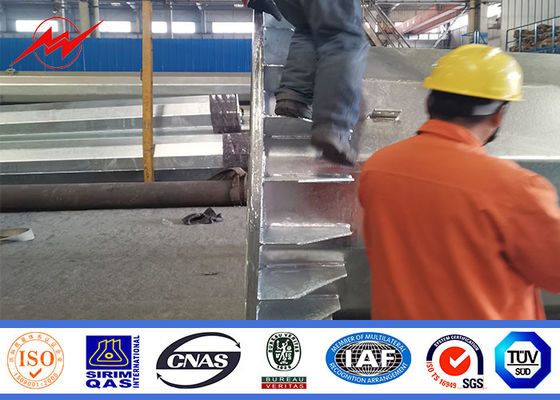 30.5 এম মনোপোল ট্রান্সমিশন টাওয়ার ফিলিপিন্স এনজিসিপি ট্র্যাডিশনাল বৈদ্যুতিন