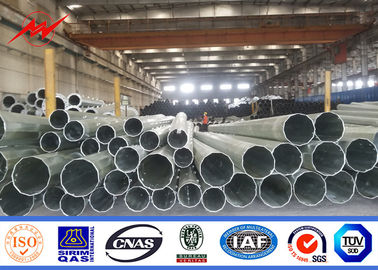 S500MC 15mts উচ্চ মধ্য Hinged বাঁকা আউটডোর স্ট্রিট লাইট মেরু