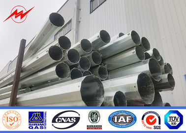 S500MC 15mts উচ্চ মধ্য Hinged বাঁকা আউটডোর স্ট্রিট লাইট মেরু