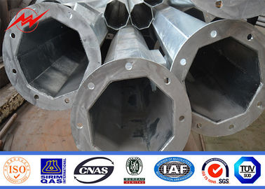 হাই মাস্ট ফ্লাড লাইটিং ইস্পাত মেরু গুঁড়া লেপ গরম ডুব গ্যালভানাইজড 16m জন্য প্লাজা আলো