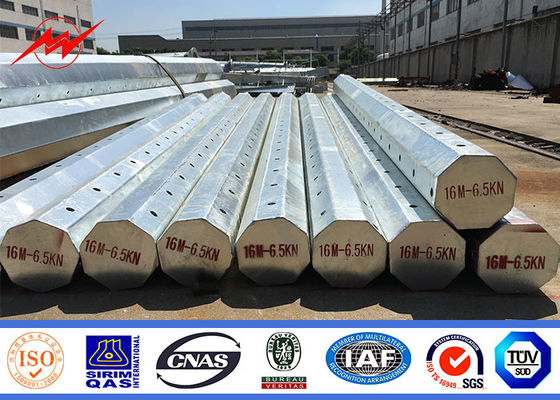 10kv 30kv 1000 ড্যান ট্রান্সমিশন লাইন পোল 10m 12m 14m অষ্টভুজাকার বৈদ্যুতিক