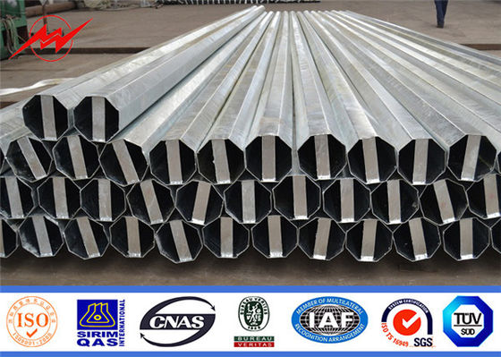 69KV Q345 NEA স্ট্যান্ডার্ড গ্যালভানাইজড বৈদ্যুতিক শক্তি মেরু