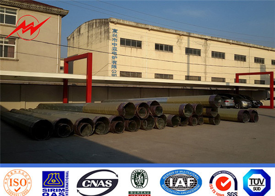 পেশাদার শক্তি Q345 নলাকার ইস্পাত মেরু 30mm মাল্টি সার্কিট