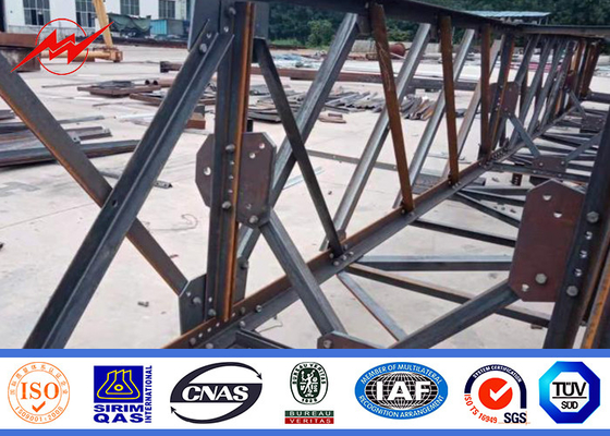 220KV ASTM A123 গ্যালভানাইজড স্ট্রিট লাইট পোল 10মি স্ট্রিট লাইট স্ট্যান্ড