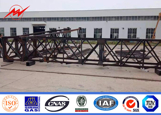 220KV ASTM A123 গ্যালভানাইজড স্ট্রিট লাইট পোল 10মি স্ট্রিট লাইট স্ট্যান্ড