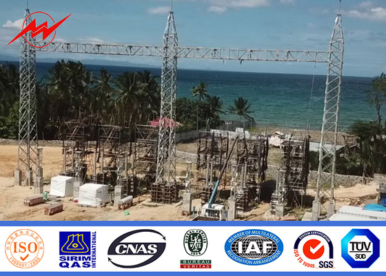 ট্রান্সমিশন লাইন প্রকল্পের জন্য 110kv 230kv মনো পোল টাওয়ার