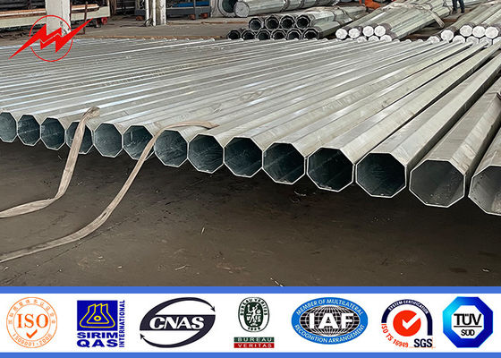 কাস্টমাইজড প্রয়োজনীয়তা এবং যে কোন রঙের জন্য হট ডপ গ্যালভানাইজড বৈদ্যুতিক শক্তি মেরু