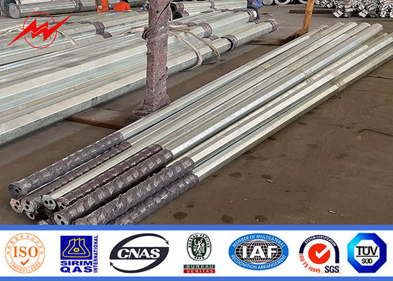 কাস্টমাইজড প্রয়োজনীয়তা এবং যে কোন রঙের জন্য হট ডপ গ্যালভানাইজড বৈদ্যুতিক শক্তি মেরু