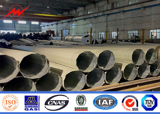 ফিলিপাইনে সৌন্দর্যের জন্য 14 মিটার দীর্ঘ একক বিভাগের ইস্পাত পাওয়ার পোল