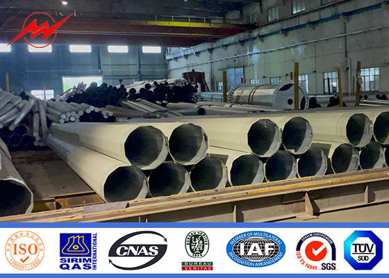 ফিলিপাইনে সৌন্দর্যের জন্য 14 মিটার দীর্ঘ একক বিভাগের ইস্পাত পাওয়ার পোল