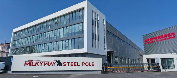 আফ্রিকার জন্য স্ট্রিট লাইটিং মেরুগুলির জন্য 8 মি 9 মি হট ডিপ গ্যালভানাইজড স্টিল মেরু 0